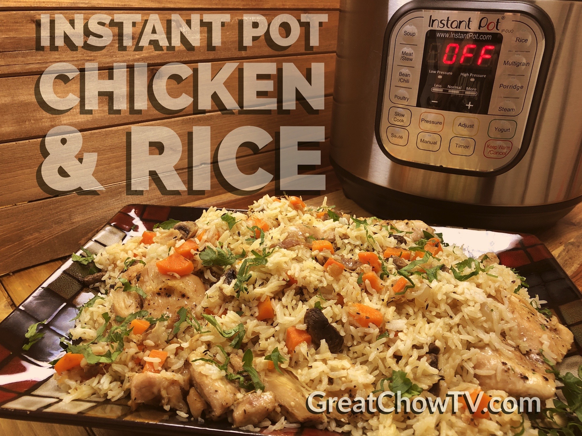 Instant pot rice and chicken at the same online time