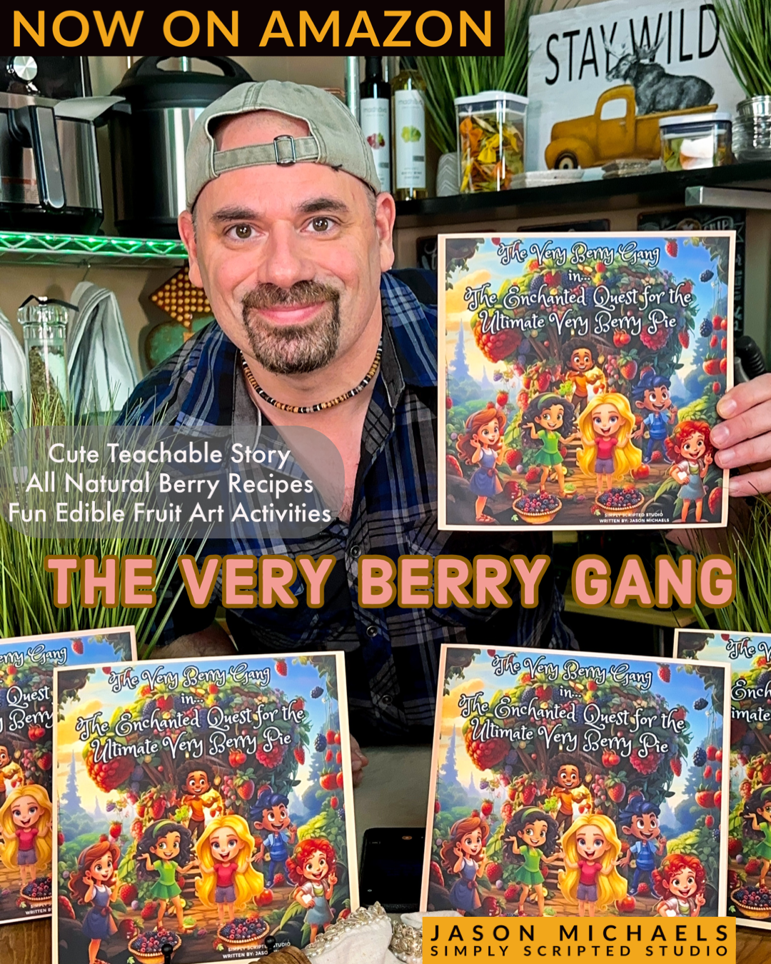 Jason Promoting "The Very Berry Gang"
